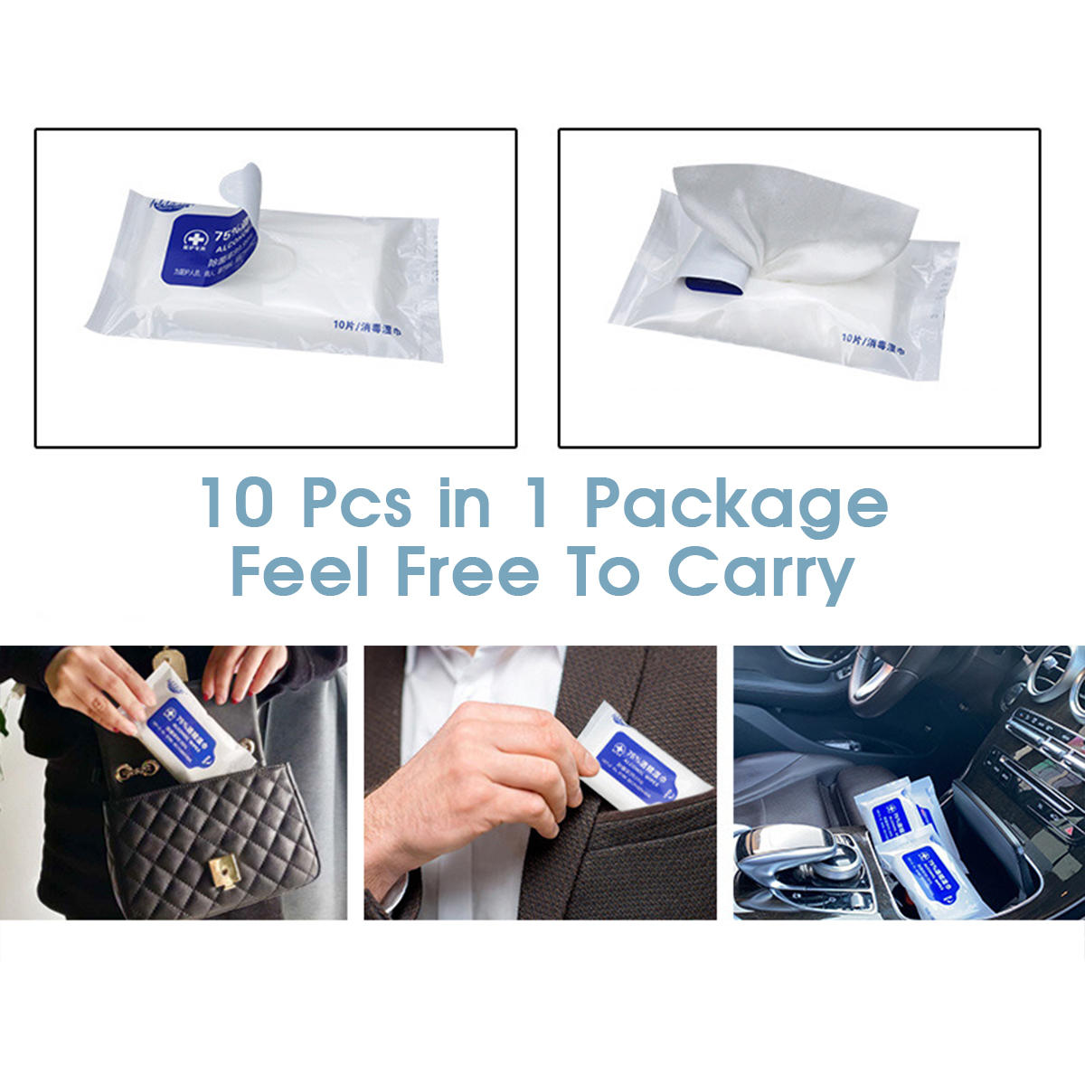 10Pcs-75-Rubbing-Alcohol-Wipes-Outdoor-Portable-Disposable-Skin-Sterilization-Pads-Cleaning-Wet-Wipe-1668570-5