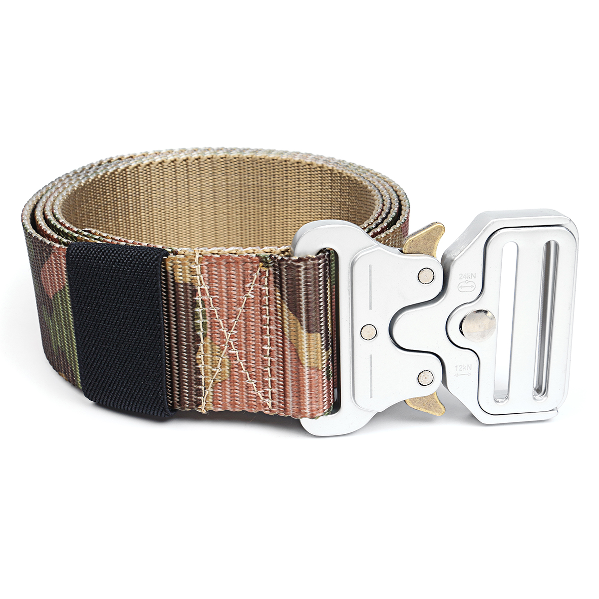 125cm-Silver-Buckle-Canvas-Mens-Multifunctional-Outdoor-Tactical-Belt-1290339-6