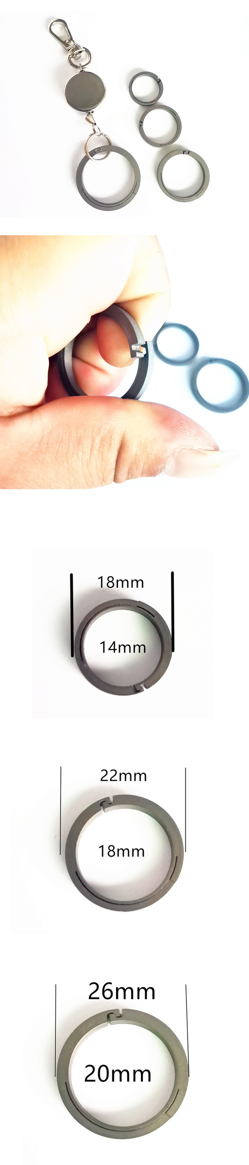 18222632mm-Diameter-Titanium-Alloy-Key-Ring-Hanging-Buckle-Keychain-EDC-Hunting-Camping-1593283-1