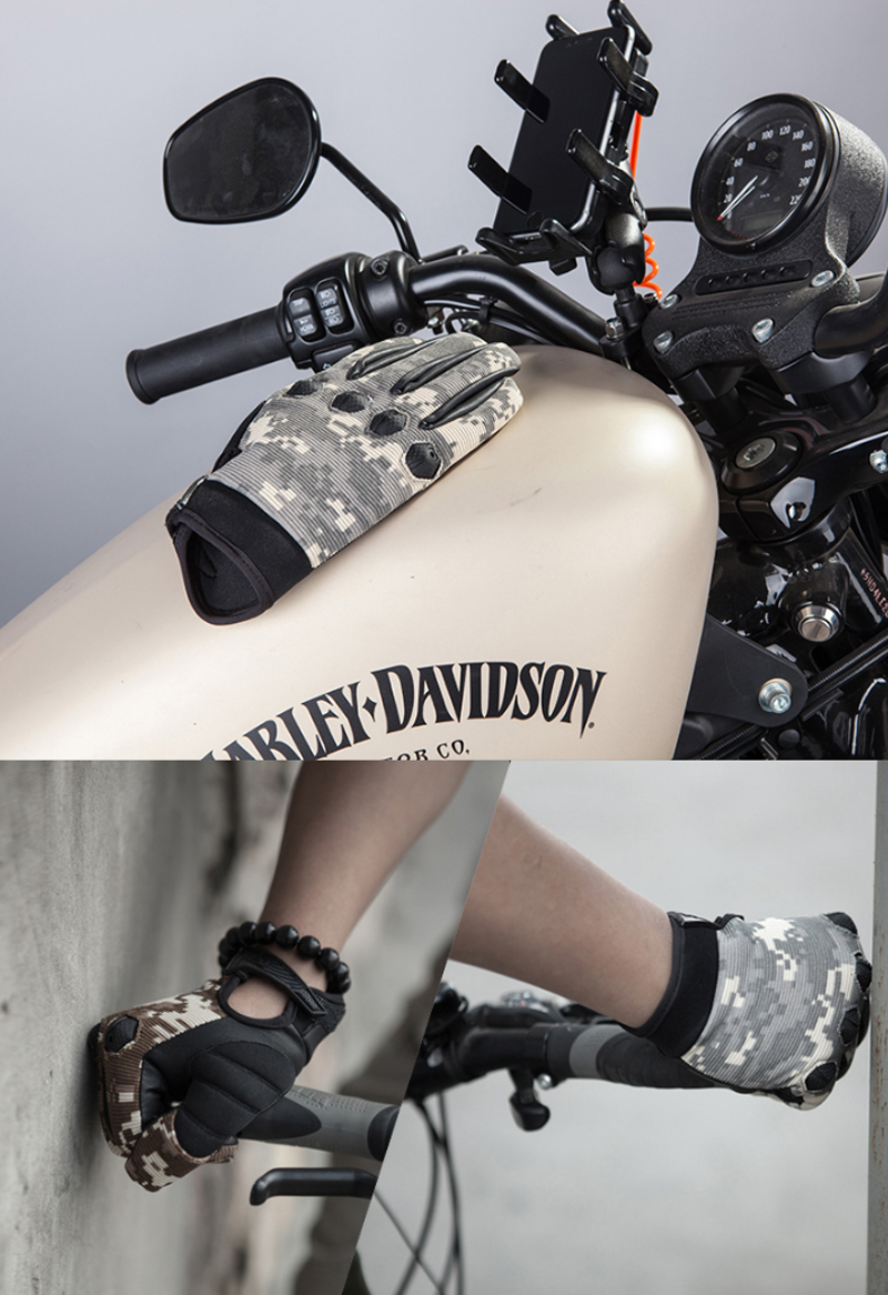 1Pair-Tactical-Full-Finger-Glove-PU-Breathable-Slip-Resistant-Gloves-Soft-For-Cycling-Riding-Outdoor-1437967-2