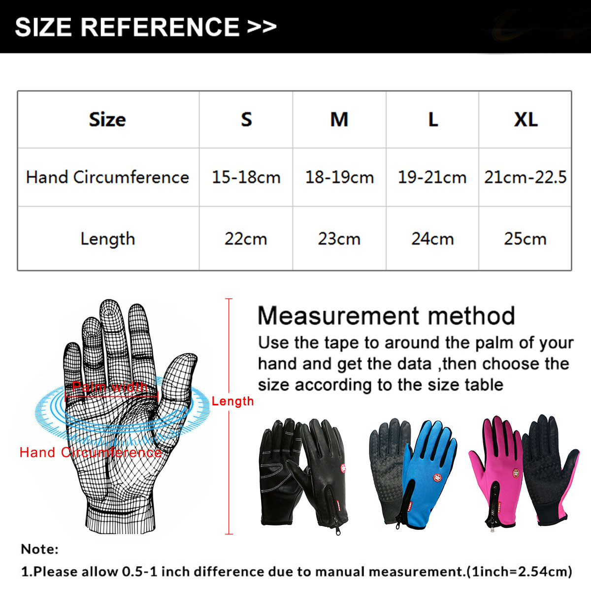 1Pair-Touch-Screen-Tactical-Glove-Winter-Sport-Skiing-Gloves-Zipper-Thermal-Warm-Gloves-1627818-2