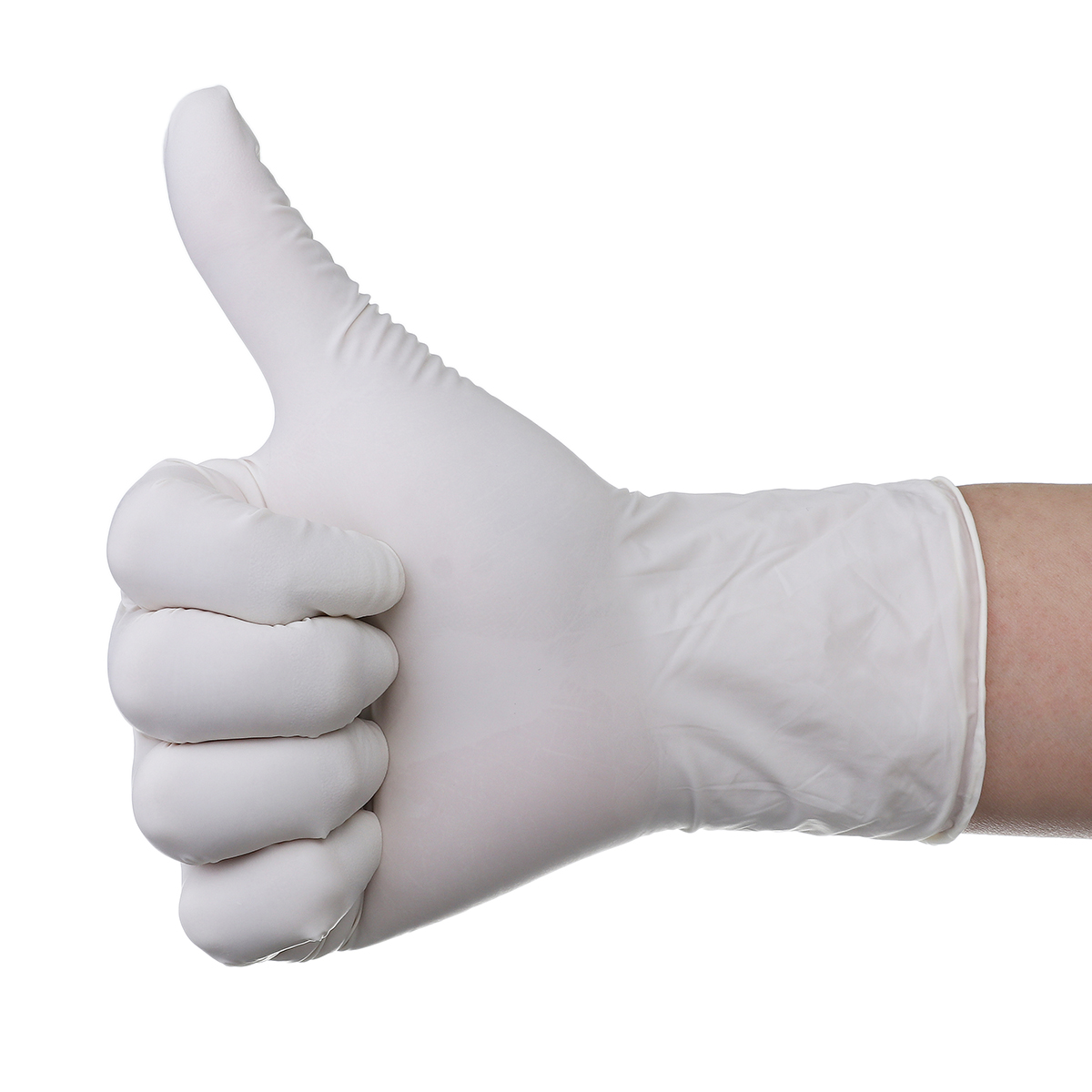 50Pairs-100Pcs-SML-Powder-Free-White-Disposable-Nitrile-Gloves-Suitable-For-Restaurant-Kitchen-Food--1688643-3
