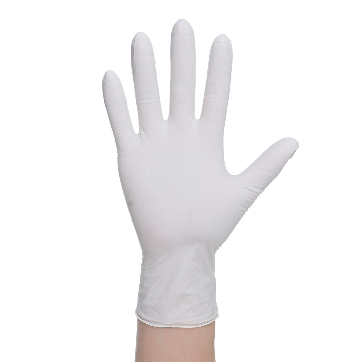50Pairs-100Pcs-SML-Powder-Free-White-Disposable-Nitrile-Gloves-Suitable-For-Restaurant-Kitchen-Food--1688643-4
