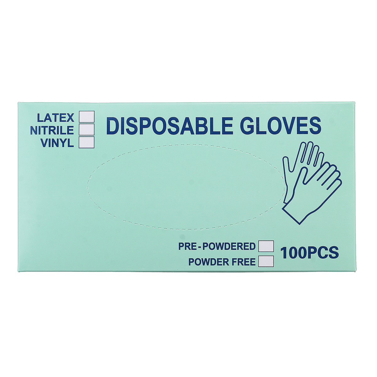 50Pairs-100Pcs-SML-Powder-Free-White-Disposable-Nitrile-Gloves-Suitable-For-Restaurant-Kitchen-Food--1688643-6