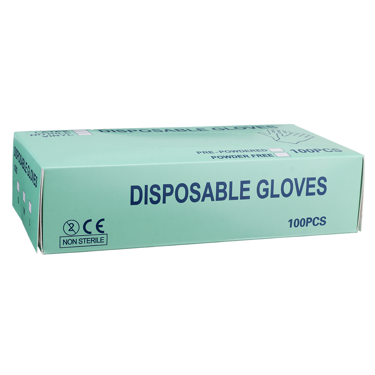 50Pairs-100Pcs-SML-Powder-Free-White-Disposable-Nitrile-Gloves-Suitable-For-Restaurant-Kitchen-Food--1688643-7
