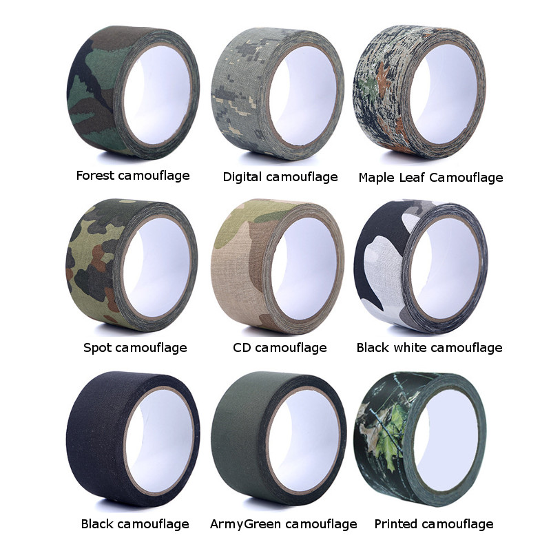 5cm5m-EONBON-Outdoor-Camping-Guise-Camouflage-Strong-Masking-Tape-For-Flashlight-Paiting-Bike-Car-Wa-1320097-2