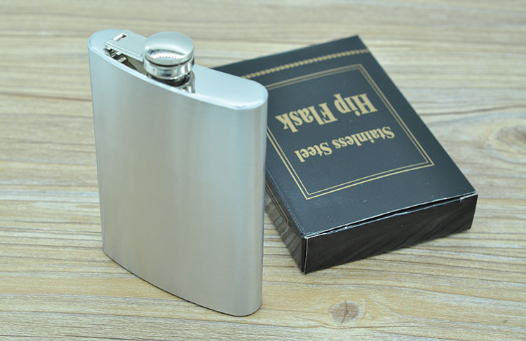 8oz225ml-Stainless-Steel-Hip-Flask-Alcohol-Pot-Bottle-Portable-Copper-Cover-Gift-For-Man-1142266-2