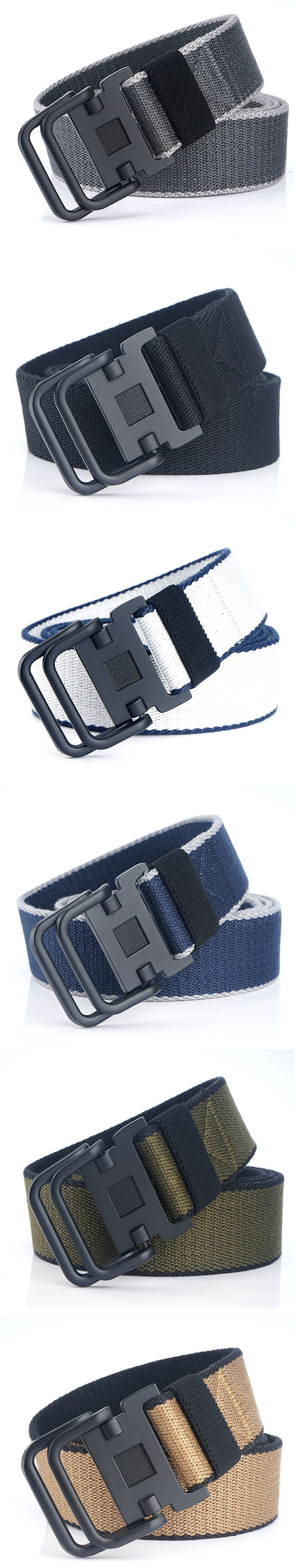 AWMN-DB19-120cm-Nylon-Tactical-Belt-Punch-Free-Quick-Release-Buckle-Adjustable-Casual-Canvas-Belt-1549073-2