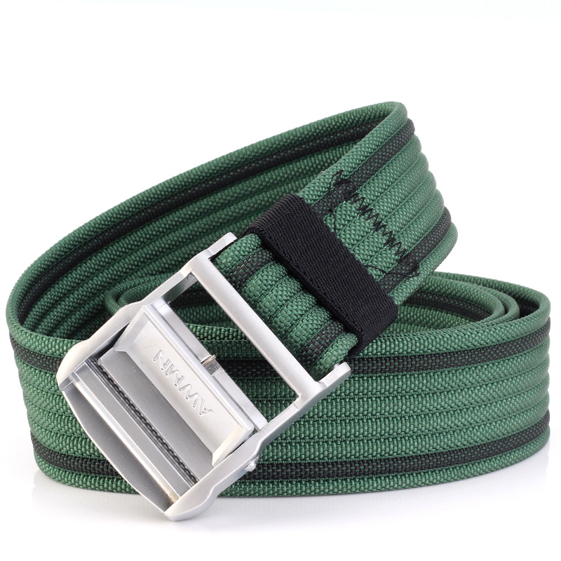 AWMN-S02-125cm-Silver-Buckle-Men-Women-Camouflage-Military-Tactical-Belt-Pants-Canvas-Fabric-Belt-1340618-7