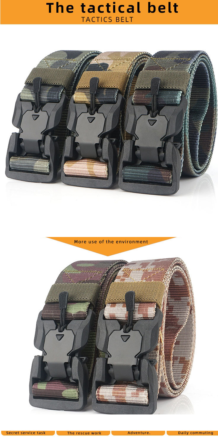 AWMN-S5S-125cm-Nylon-Camouflage-Tactical-Belt-Plastic-Magnetic-Buckle-Belt-1557050-1