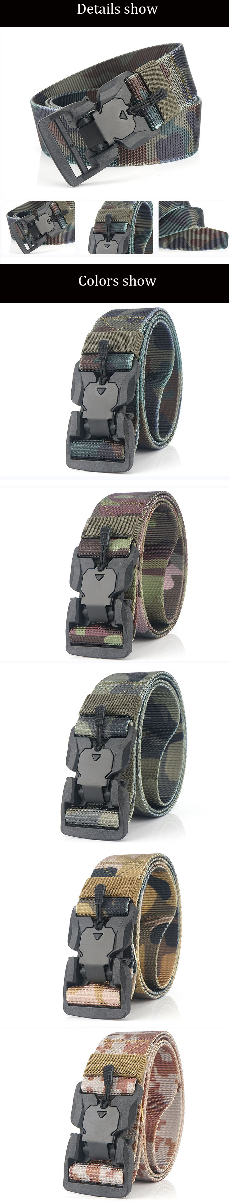 AWMN-S5S-125cm-Nylon-Camouflage-Tactical-Belt-Plastic-Magnetic-Buckle-Belt-1557050-3