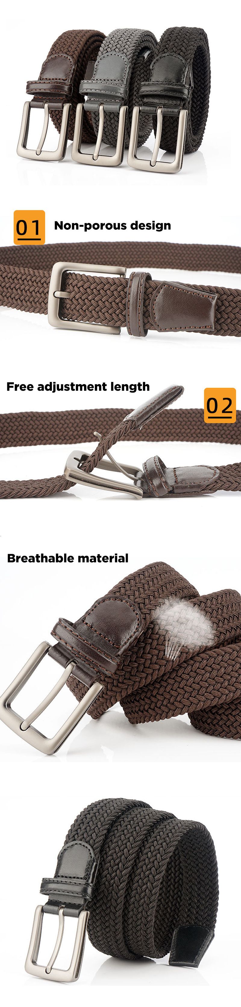 AWMN-SL07-110cm-35cm-Elastic-Tactical-Belt-Quick-Release-Buckle-Casual-Belt-1542198-1