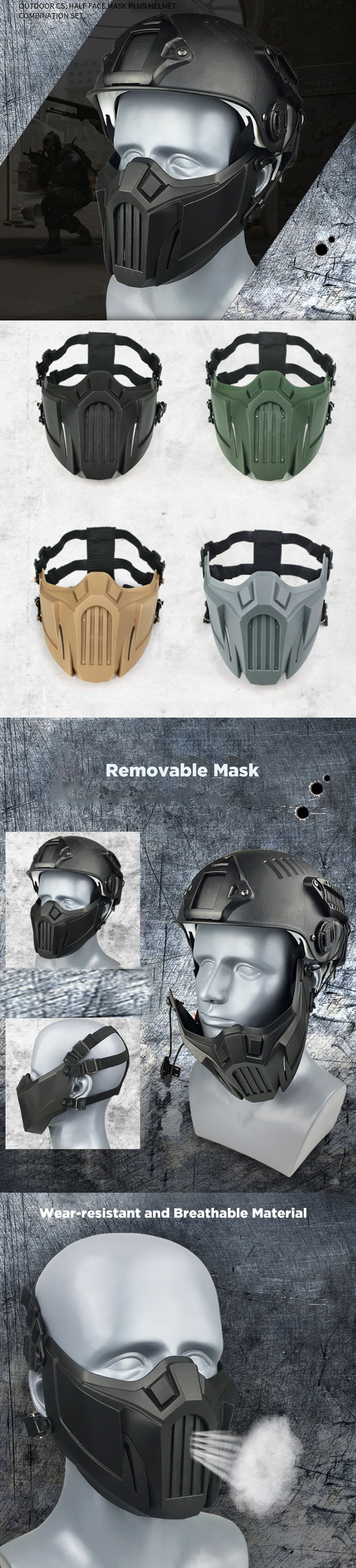 Anti-Dust-Breathable-CS-Mask-Safety-Protective-Tactical-Half-Face-Mask-Adjustable-Elastic-Bandage-Ma-1659307-1