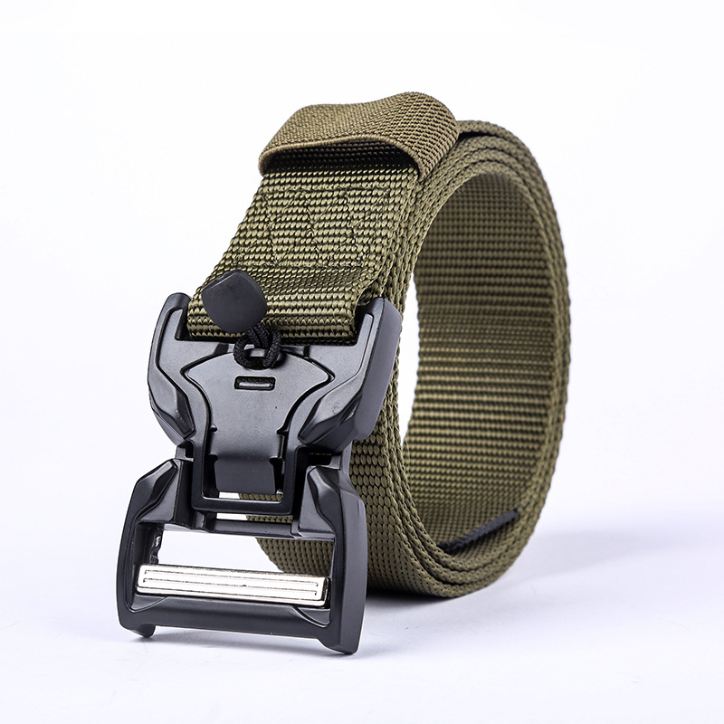 Casual-Nylon-Tactical-Belt-Adjustable-Plastic-Magnetic-Buckle-Wear-resistant-Outdoor-Canvas-Casual-B-1799528-3