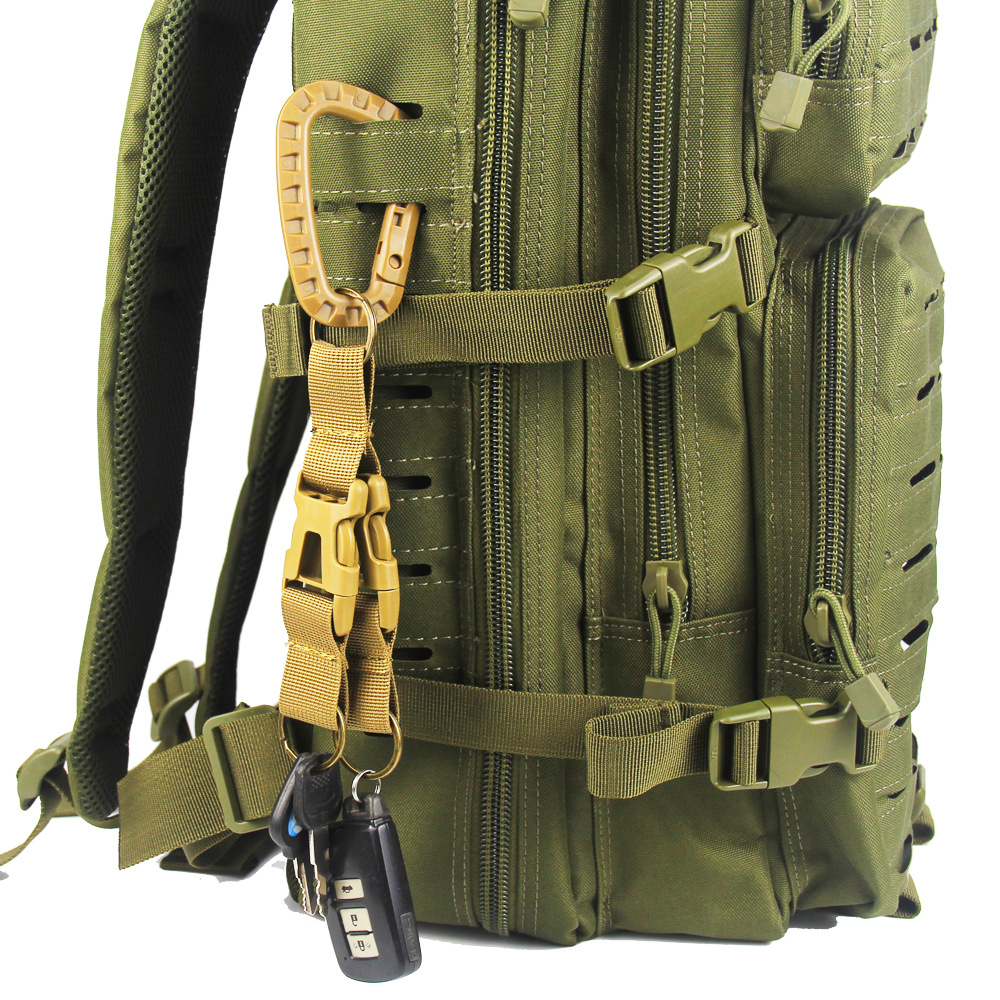 D-Shape-Tactical-Buckle-Climbing-Buckle-Carabiner-Multifunctional-Woven-Key-Chain-Backpack-Accessori-1557053-9