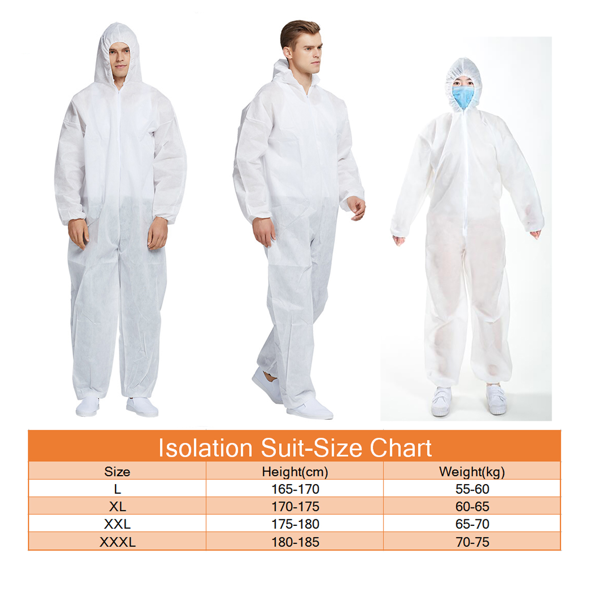 Disposable-Non-woven-Siamese-Protective-Suit-Anti-fog-Dust-proof-Anti-spit-Isolation-clothing-Cloth-1657155-8