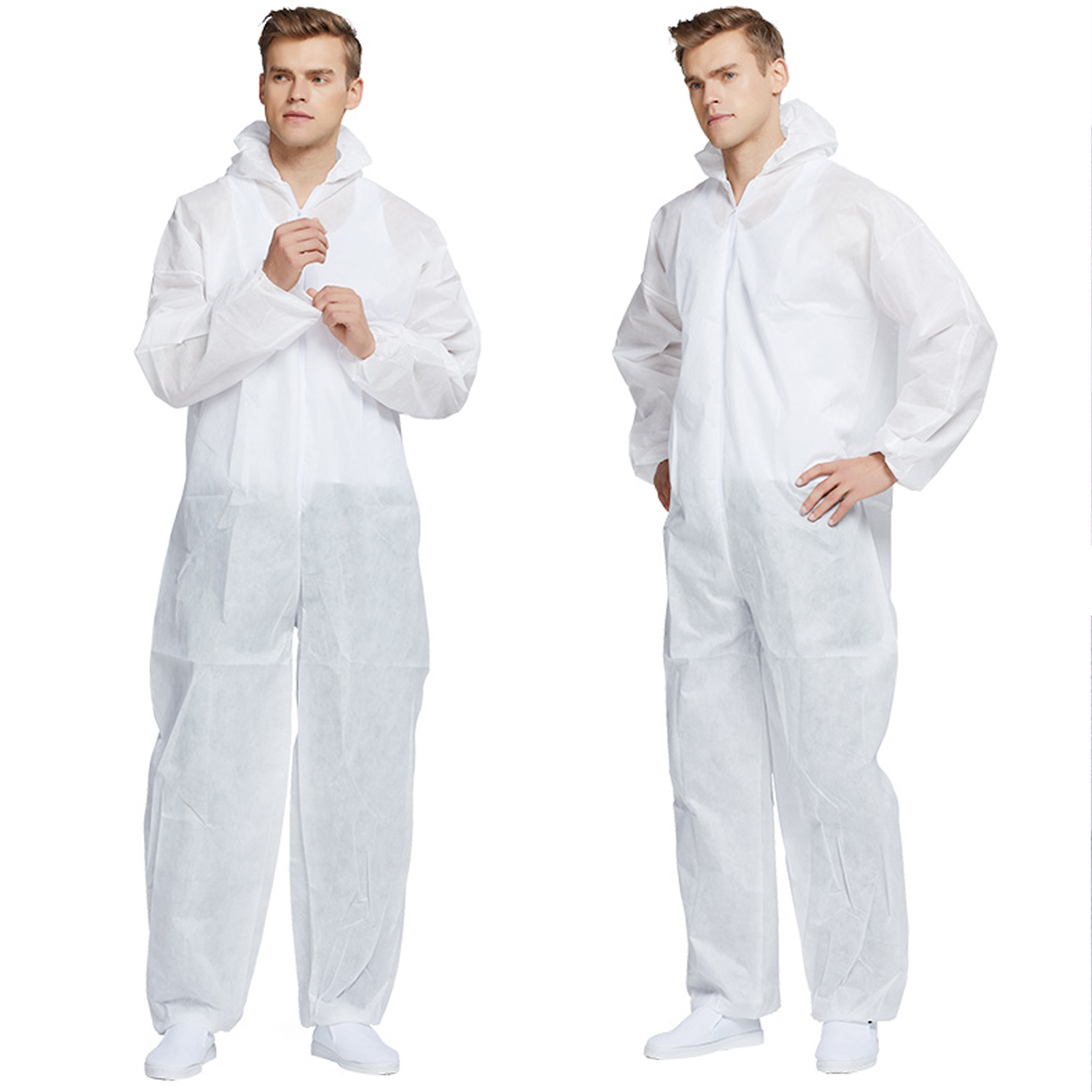 Disposable-Non-woven-Siamese-Protective-Suit-Anti-fog-Dust-proof-Anti-spit-Isolation-clothing-Cloth-1657155-10