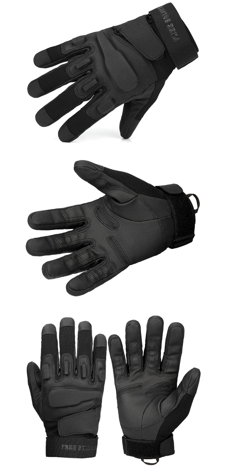 FREE-SOLDIER-PB124-Tactical-Full-Finger-Glove-Breathable-Slip-Resistant-Gloves-For-Cycling-Riding-Ou-1437969-2
