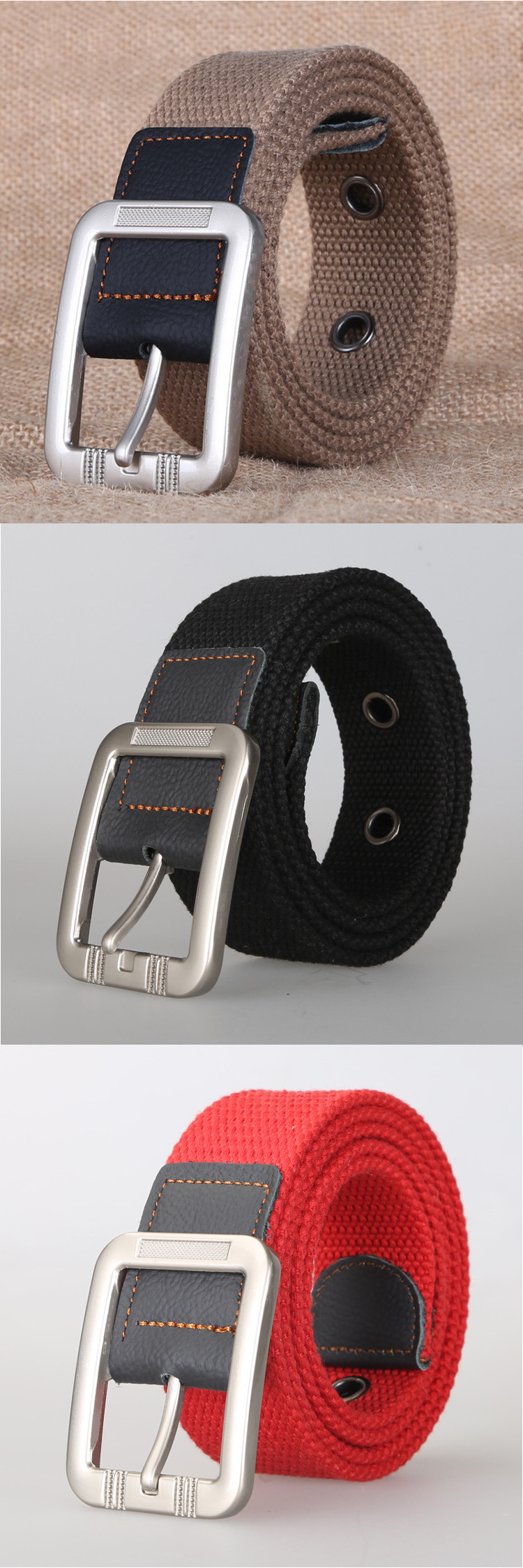 KALOAD-P8-125cm-38cm-Unisex-Casual-Belts--Outdoor-Sport-Tactical-Belt-Pin-Buckle-Canvas-Waist-Belt-F-1527568-9