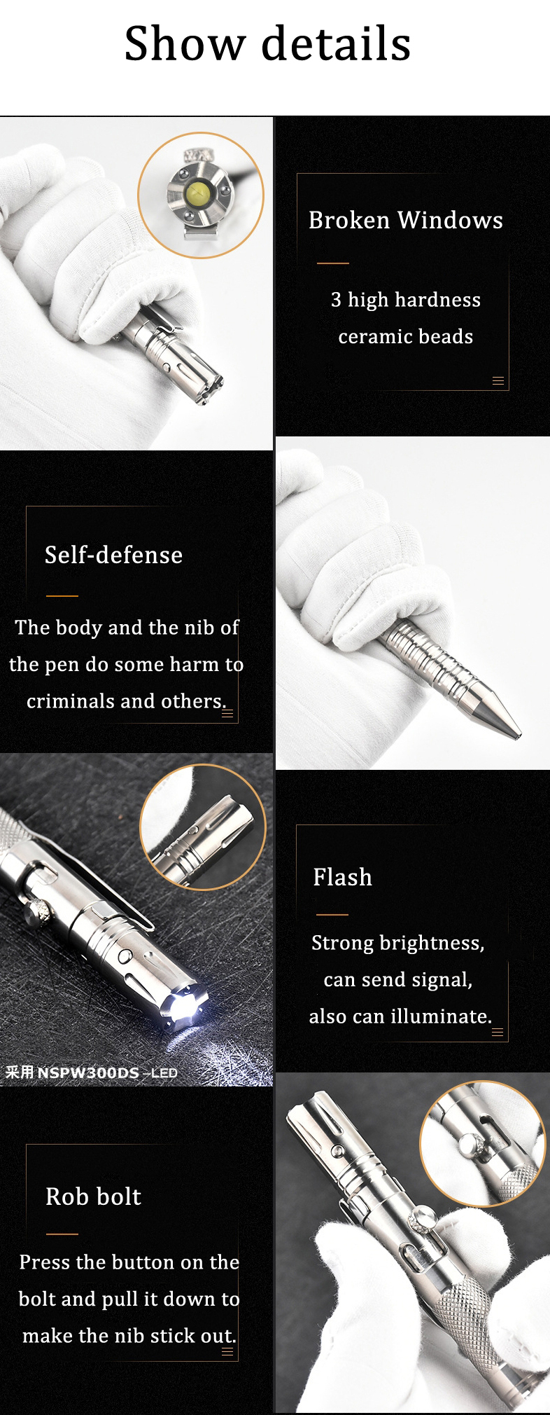 KALOAD-P8-Titanium-Alloy-LED-Tactical-Pen-Broken-Window-Hammer-Survival-Pen-1476964-3