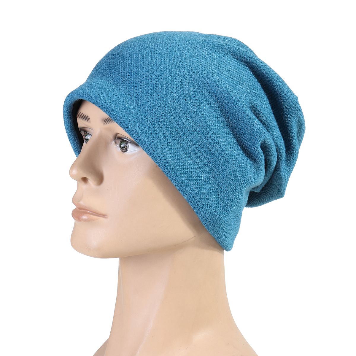 Knitted-Hat-Cotton-Winter-Ski-Running-Hunting-Cycling-Warm-Cap-1628524-7