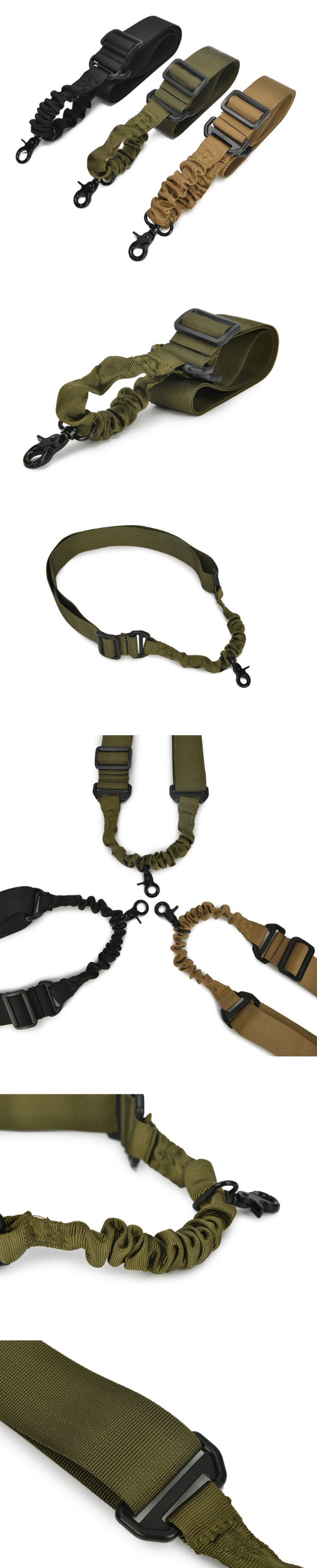 Outdoor-Multifunctional-Elastic-Adjustable-Tactical-Belt-Nylon-Buckle-Belt-For-Climbing-1437797-1