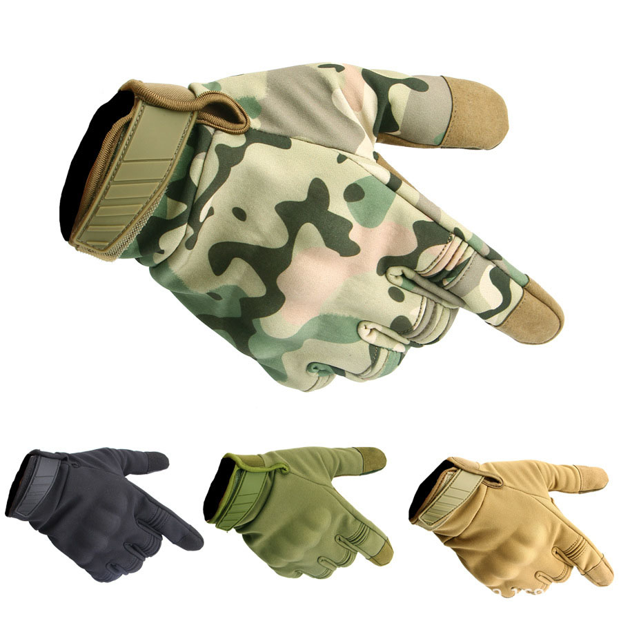Three-Soldiers-Full-Finger-Tactical-Gloves-Touch-Screen-Slip-Resistant-Glove-For-Cycling-Camping-Hun-1462995-8