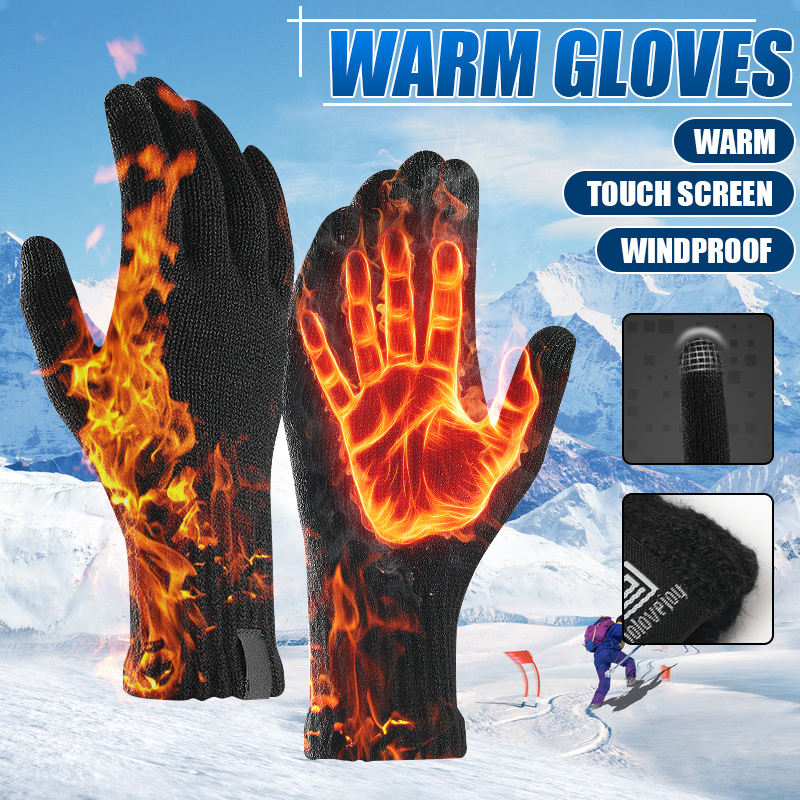 Winter-Knitted-Wool-Touch-Screen-Gloves-Men-Warm-Short-Plush-Lining-Full-Finger-Sport-Cycling-Gloves-1366335-1