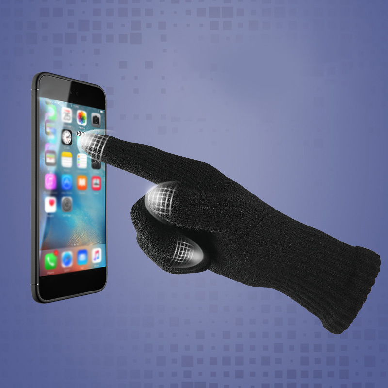Winter-Knitted-Wool-Touch-Screen-Gloves-Men-Warm-Short-Plush-Lining-Full-Finger-Sport-Cycling-Gloves-1366335-2