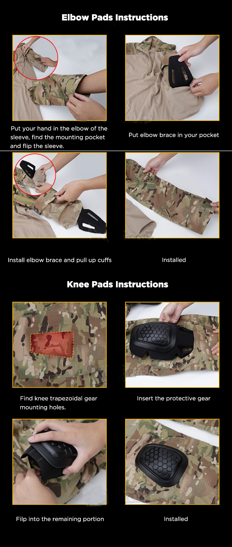 WoSporT-G4-Elbow-Knee-Pads-Non-slip-Impact-Resistant-Outdoor-Hunting-Sports-Protective-Safety-Gear-1616818-2
