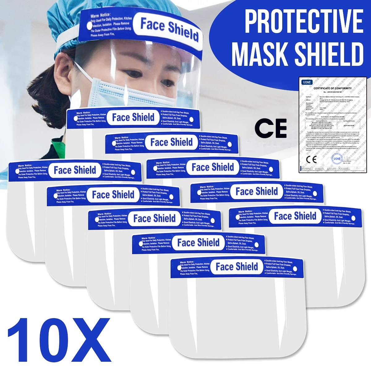 ZANLURE-10Pcs-Transparent-Adjustable-Full-Face-Shield-Plastic-Anti-fog-Anti-spit-Protective-Mask-1657373-3