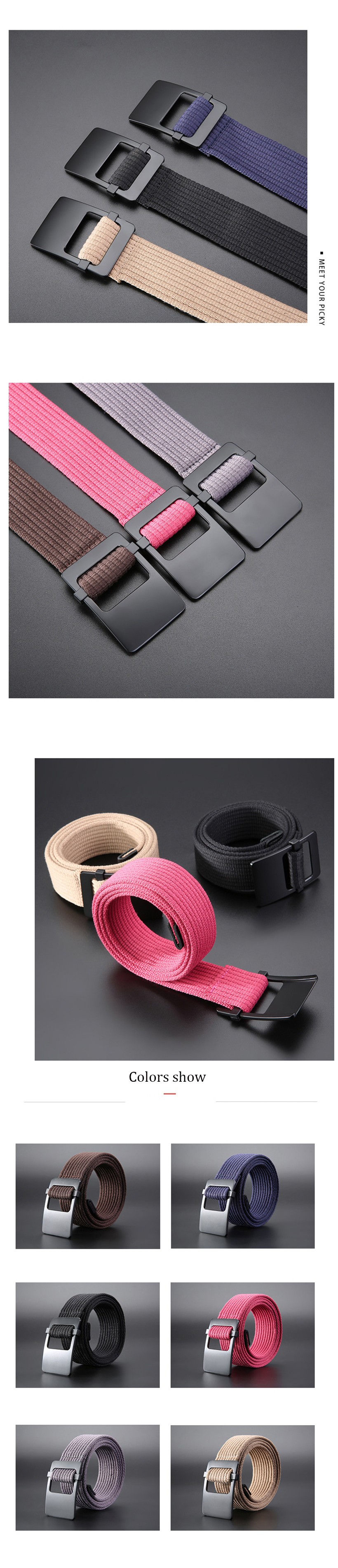 ZANLURE-120cm-Adjustable-Canvas-Tactical-Belt-Leisure-Waist-Belts-with-Zinc-Alloy-Buckle-1568913-3