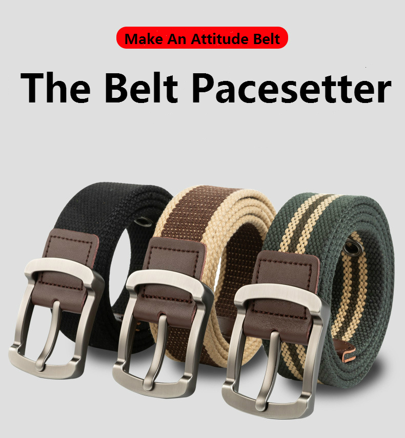 ZANLURE-130cm-Tactical-Belt-Mens-Pin-Buckle-Belt-Canvas-Woven-Leisure-Students-Waistband-1629359-1