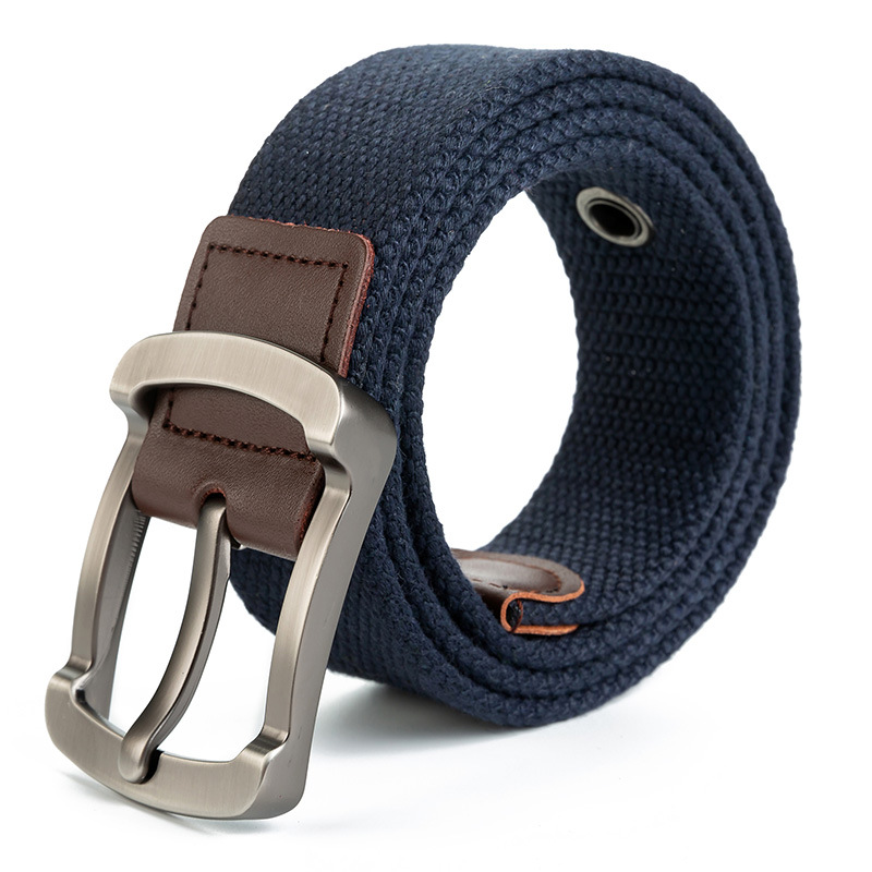 ZANLURE-130cm-Tactical-Belt-Mens-Pin-Buckle-Belt-Canvas-Woven-Leisure-Students-Waistband-1629359-6