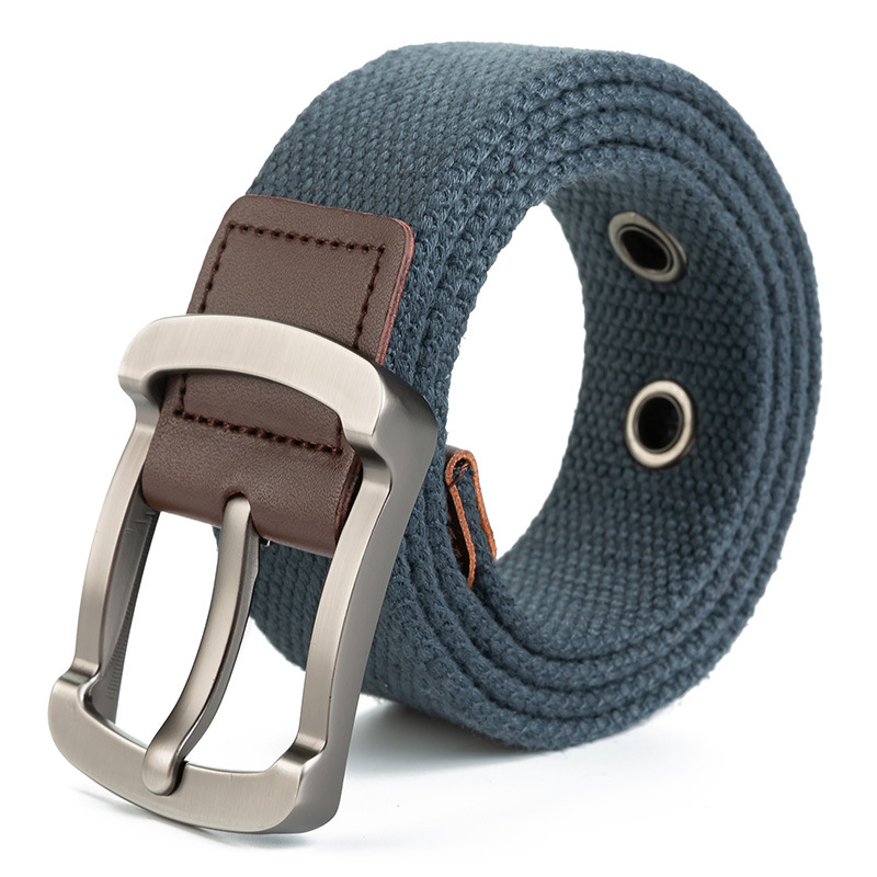 ZANLURE-130cm-Tactical-Belt-Mens-Pin-Buckle-Belt-Canvas-Woven-Leisure-Students-Waistband-1629359-10