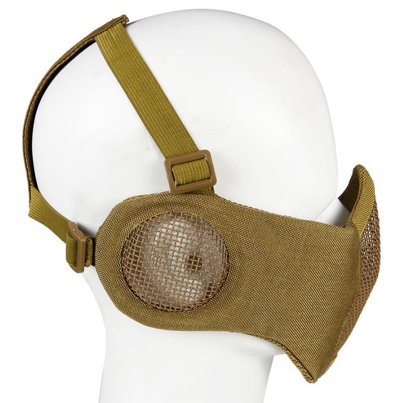 ZANLURE-Outdoor-CS-Game-Steel-Wire-Face-Mask-Breathable-Protection-Half-Mask-Outdoor-Hunting-Tactica-1784822-2