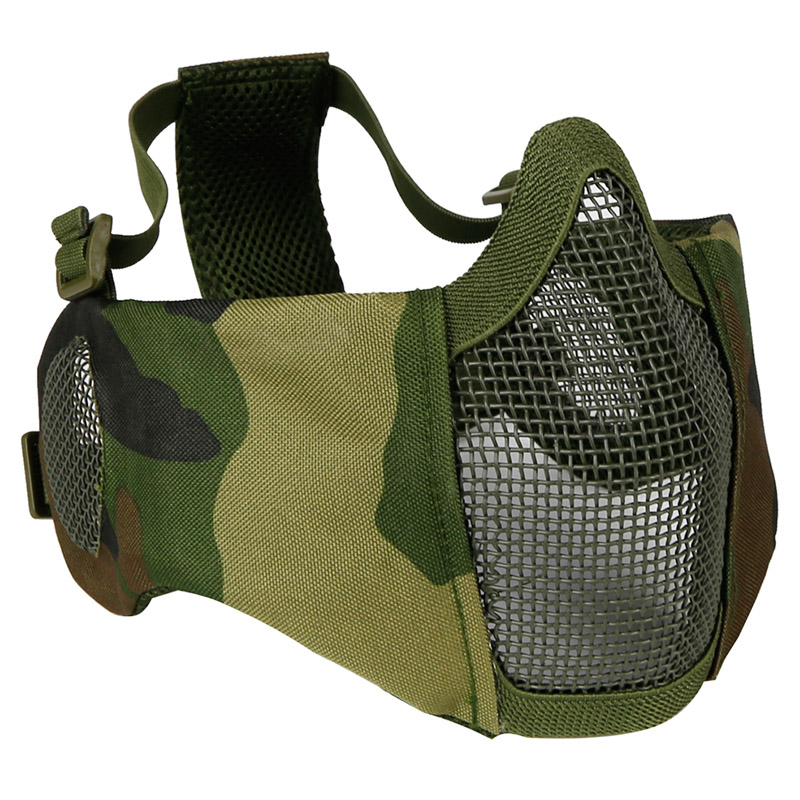ZANLURE-Outdoor-CS-Game-Steel-Wire-Face-Mask-Breathable-Protection-Half-Mask-Outdoor-Hunting-Tactica-1784822-6