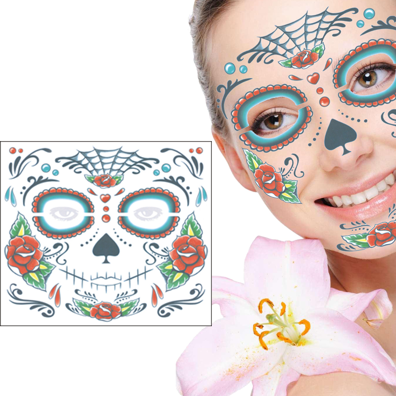 10-Pcs-Face-Cosmetic-Waterproof-Tattoo-Stickers-To-Creat-Hollow-Design-1359466-1