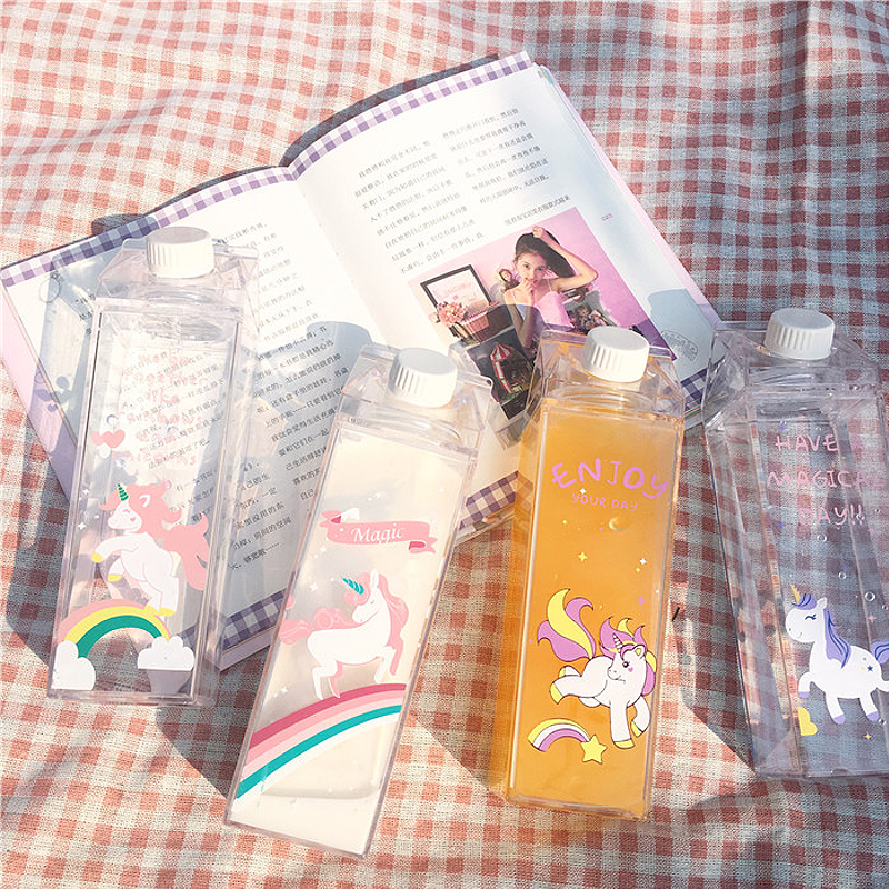 500ml-Fantastic-Summer-Unicorn-Cartoon-Milk-Drink-Box-Water-Bottle-Birthday-Kid-1308231-11