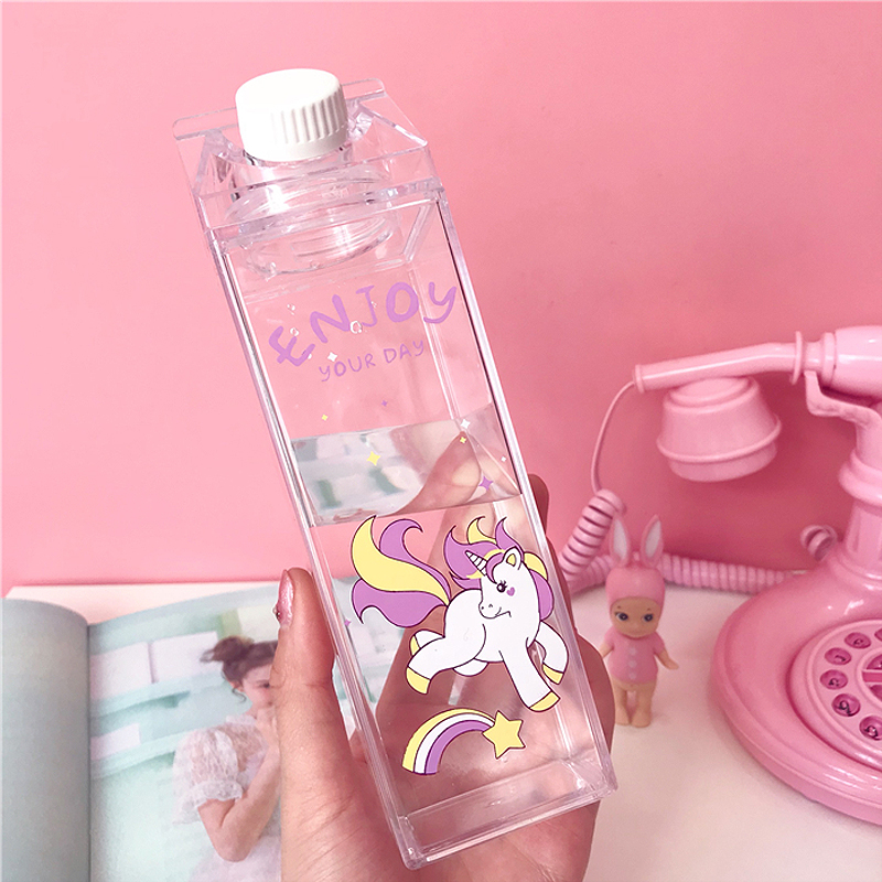 500ml-Fantastic-Summer-Unicorn-Cartoon-Milk-Drink-Box-Water-Bottle-Birthday-Kid-1308231-7