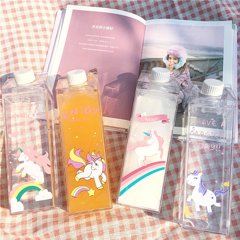500ml-Fantastic-Summer-Unicorn-Cartoon-Milk-Drink-Box-Water-Bottle-Birthday-Kid-1308231-10