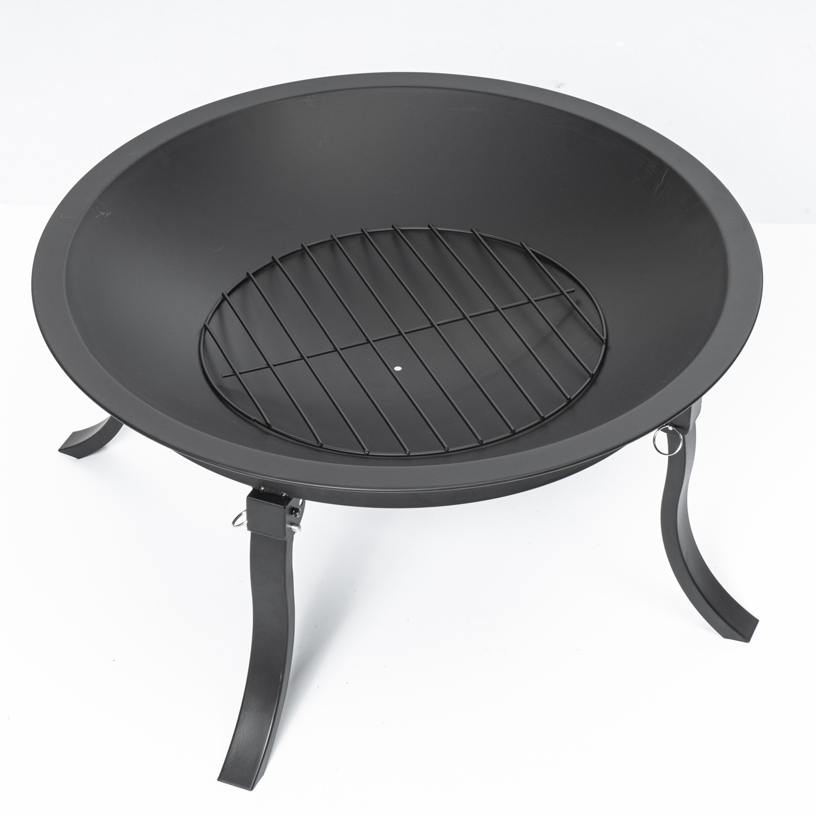 KingSo-24inch-Portable-Fire-Pits-Steel-Wood-Burning-Firepit--with-BBQ-Grill-Fire-Bowl-Poker-1886879-6