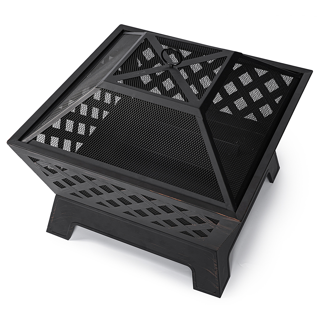 Kingso-26--Inch-Fire-Pits-Large-Wood-Burning-Square-Firepit-with-Ash-Plate-Spark-Screen-Log-Grate-Po-1920540-7