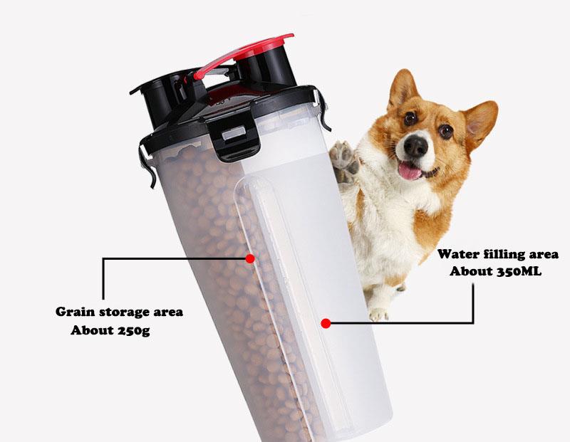 Portable-2-in-1-Pet-Food-Water-Food-Container-with-2-Folding-Silicone-Pet-Bowl-Outdoor-Travel-Dog-Fe-1464189-3