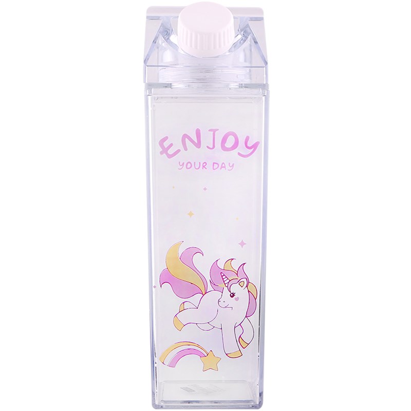 Portable-Cup-Novelty-Milk-Carton-Shaped-Cartoon-Unicorn-Printed-Water-Bottle-1349631-1