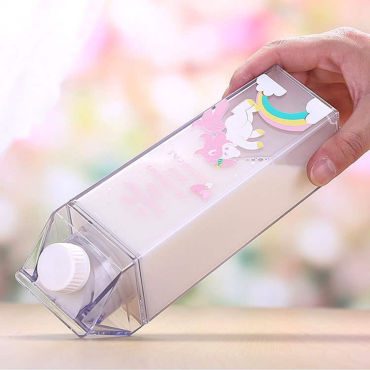 Portable-Cup-Novelty-Milk-Carton-Shaped-Cartoon-Unicorn-Printed-Water-Bottle-1349631-6