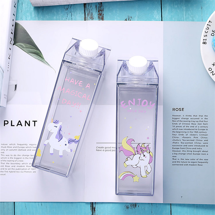 Portable-Cup-Novelty-Milk-Carton-Shaped-Cartoon-Unicorn-Printed-Water-Bottle-1349631-7