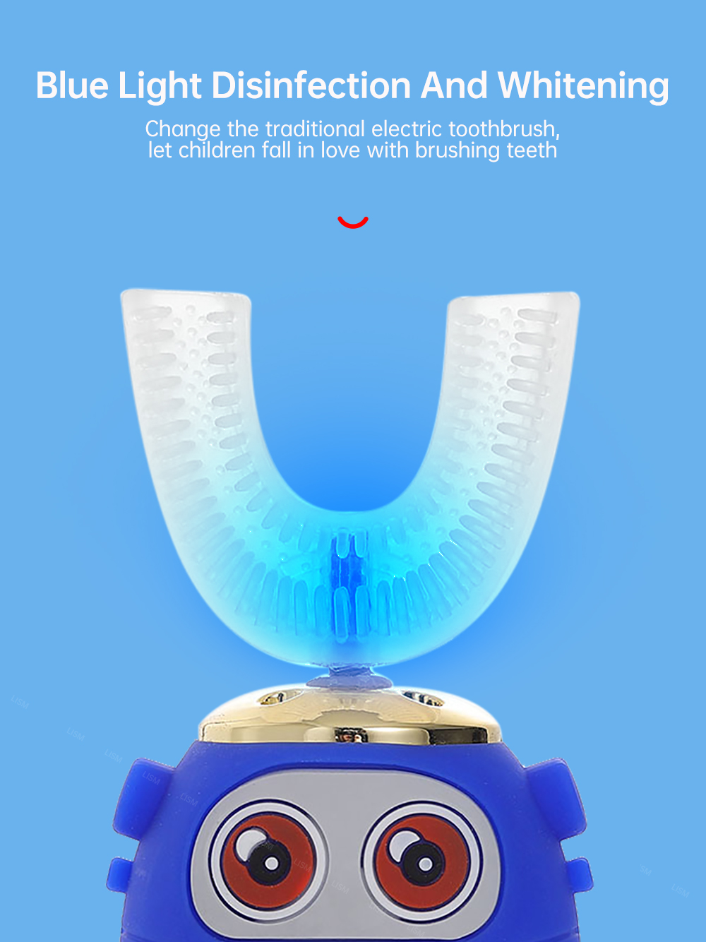 360deg-U-Shape-Sonic-Electric-Toothbrush-Kids-Five-Cleaning-Modes-Tooth-Brush-IPX7-Waterproof-Whiten-1824172-9