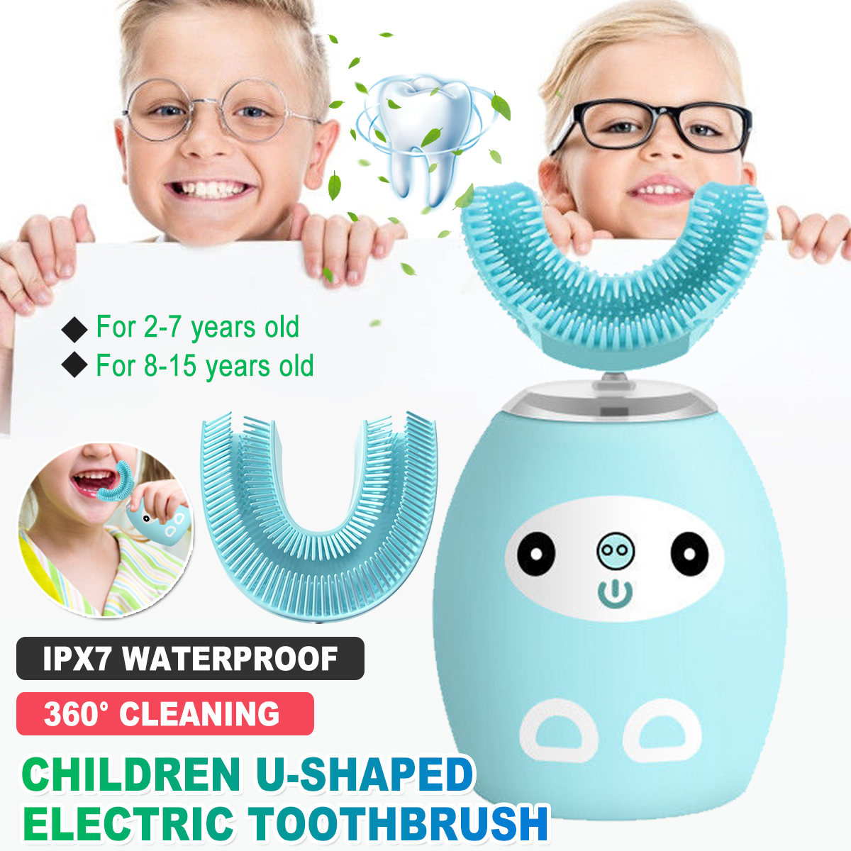 Children-360deg-Silicone-U-shaped-Sonic-Electric-Toothbrush-Intelligent-Charging-IPX7-Waterproof-Por-1845729-2