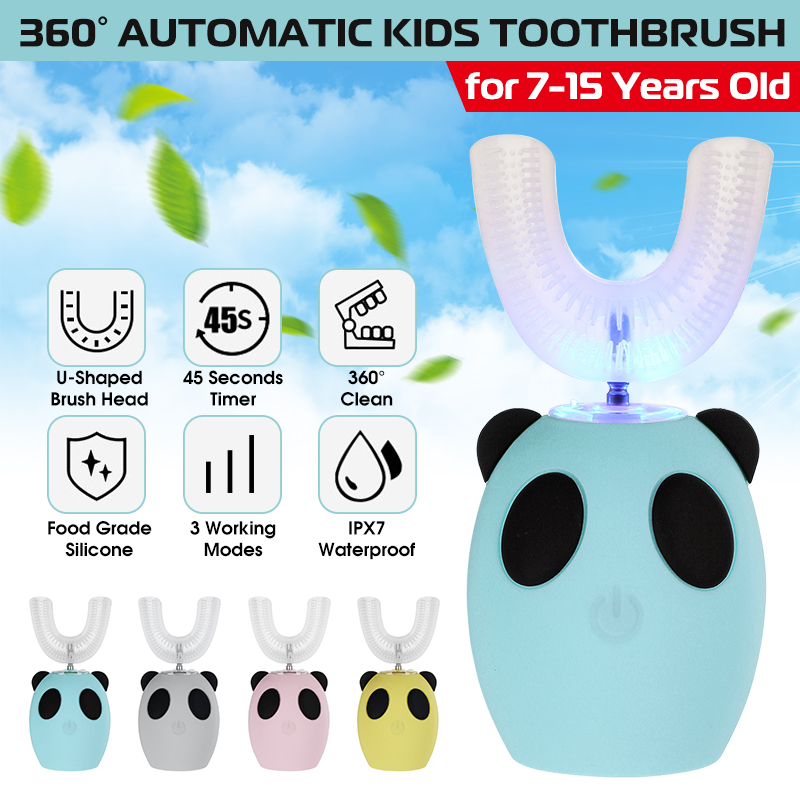 Kids-U-Shape-360degAutomatic-Electric-Ultrasonic-Toothbrush-Rechargeable-for-Aged-7-15-1833052-2